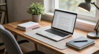 optimized writing and editing workspace