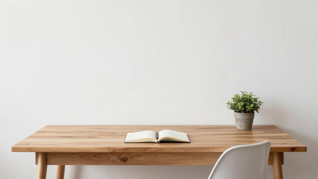 organized calm creative space