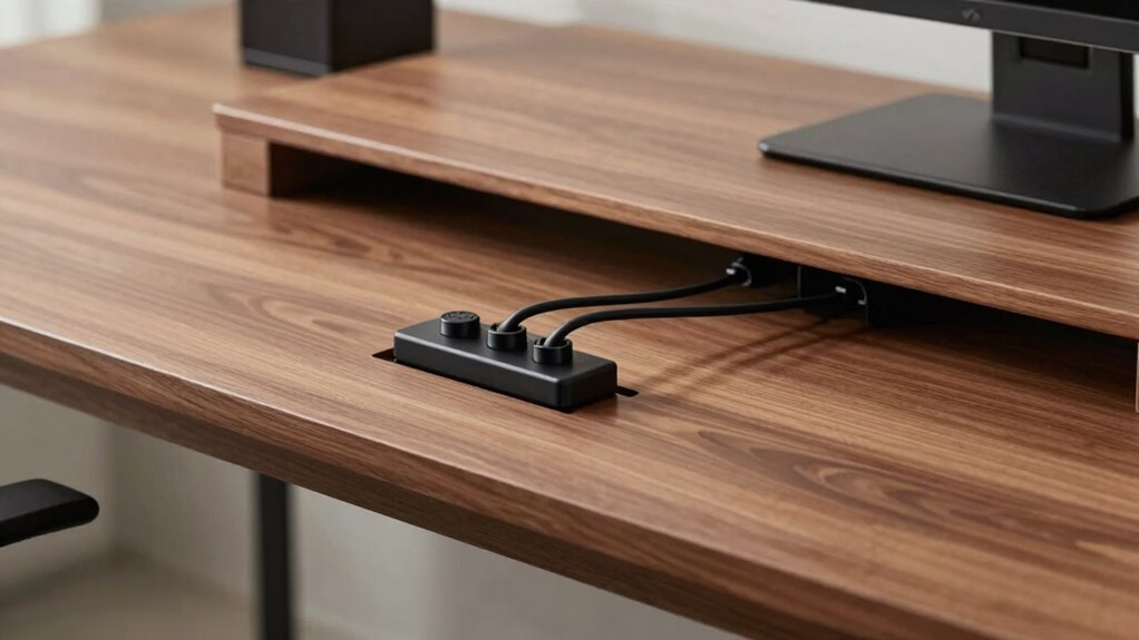 organized desk cable solutions