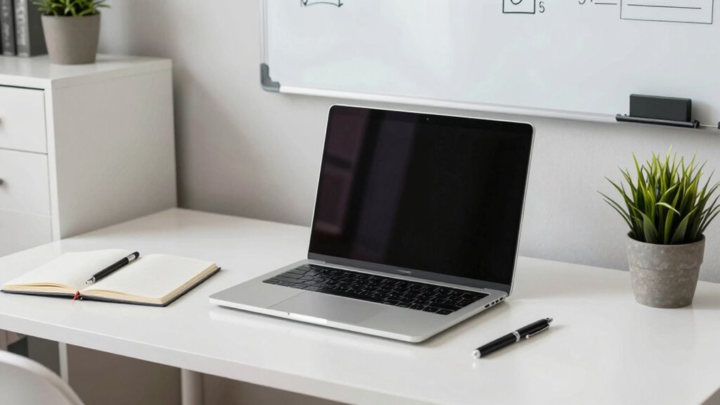 organized ergonomic tech workspace