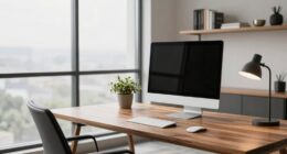 organized minimal distraction free focused