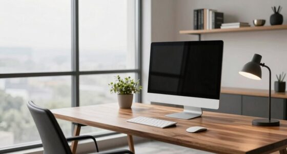 organized minimal distraction free focused