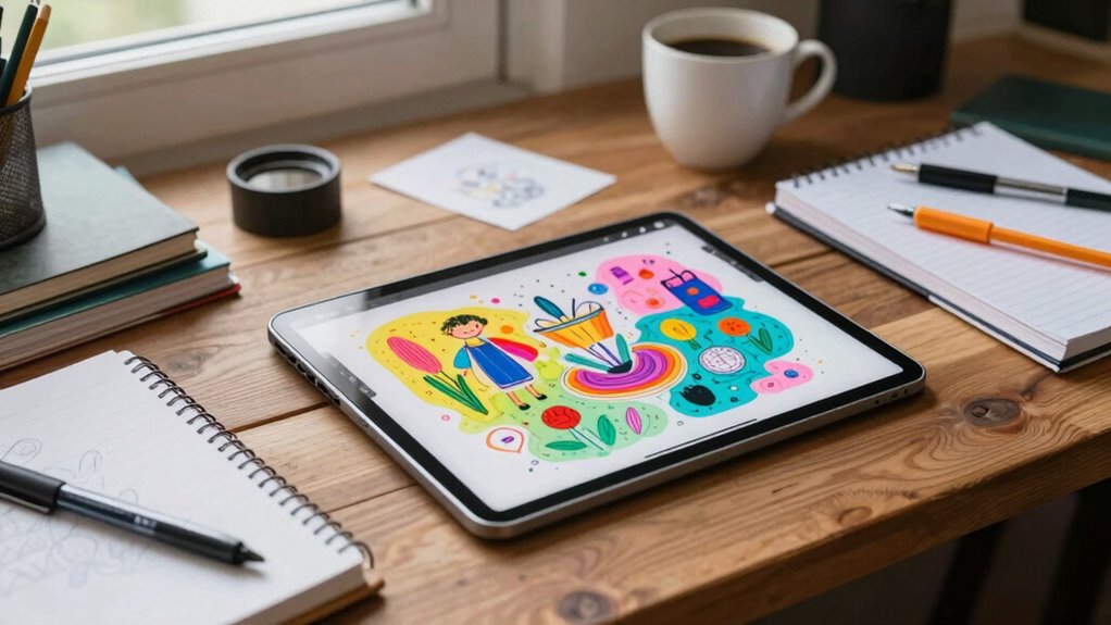 organized workspace boosts creativity