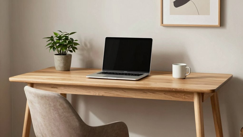 personalized minimalist workspace design