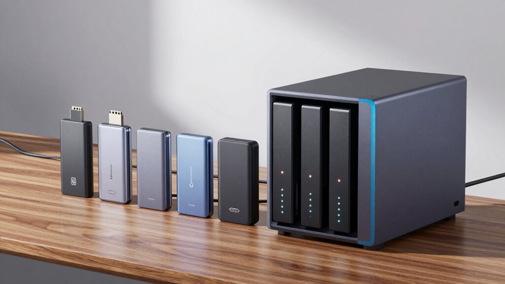 portable vs centralized storage