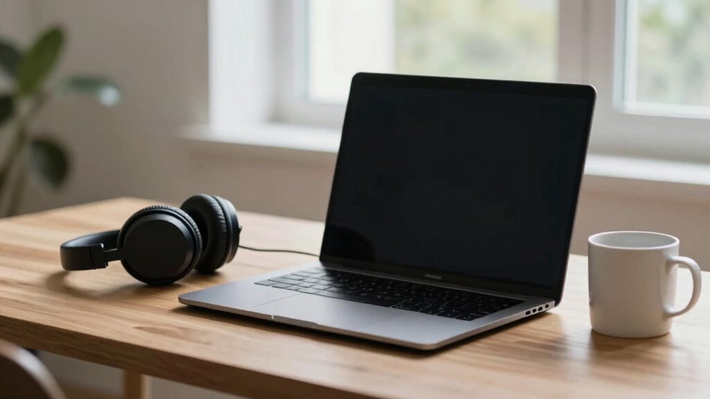 quiet ergonomic focused workspace