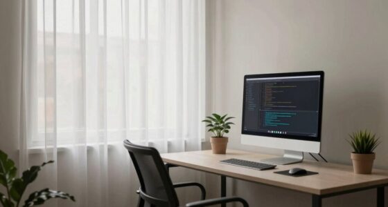 quiet focused coding environment