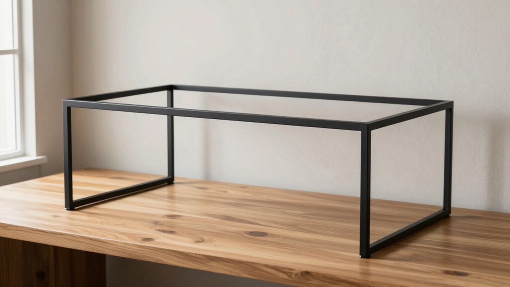 selecting minimalist desk frames