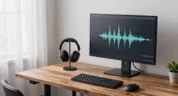 simple organized audio setup