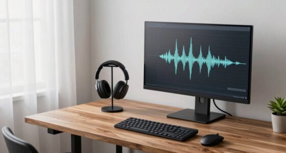 simple organized audio setup