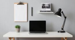 simple organized creative space