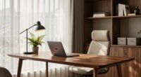 stylish functional workspace design