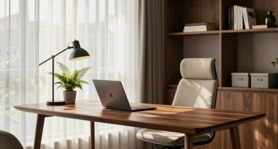 stylish functional workspace design