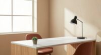 warm minimalist office colors