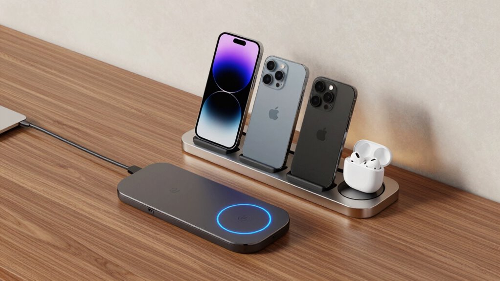 wireless charging heat management multi device setup