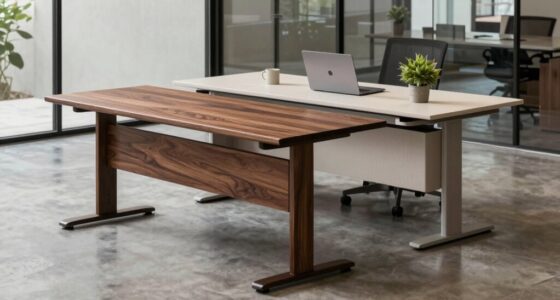 wood vs laminate desks