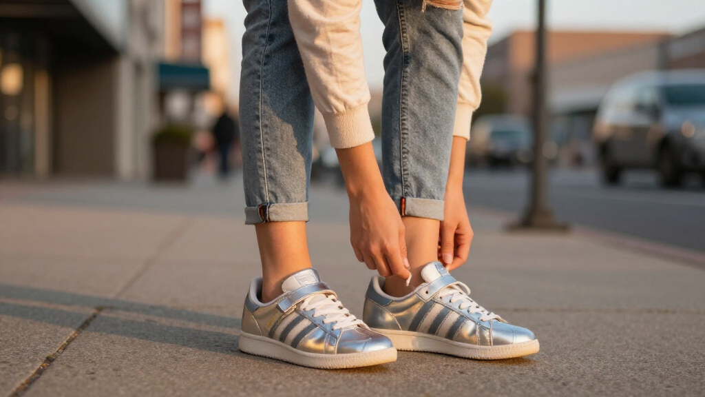 Adidas’ Most Stylish Mary Jane Sneaker Just Went Platinum