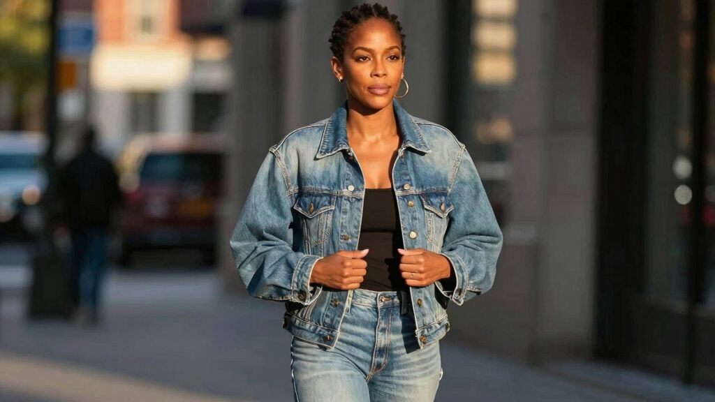 Don't Wear Denim-on-Denim Until You See the Fresh Way Lupita Nyong'o Styled the Trend