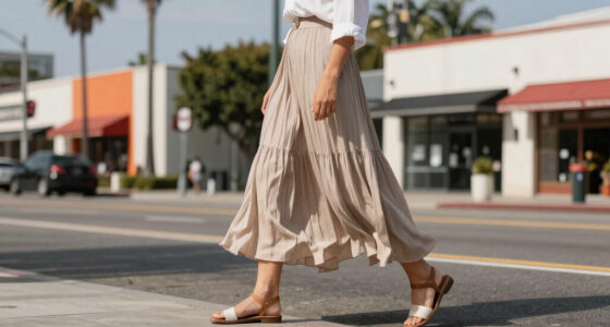 Instead Of Jeans, Fashion People In L.A. Are Wearing Sandals With This Chic Leggings Trend