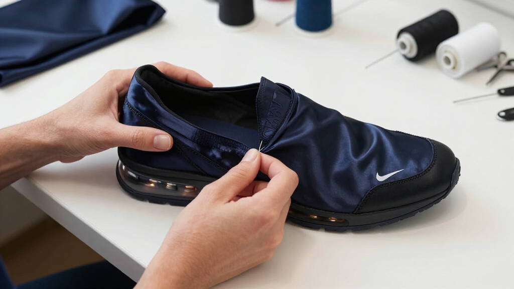 NikeSKIMS Wraps The Split-Toe Air Rift In Satin For Its "Obsidian" And "Night Silver" Pair