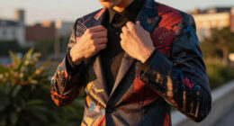 Swift and Kelce outfits by Northern Irish designer