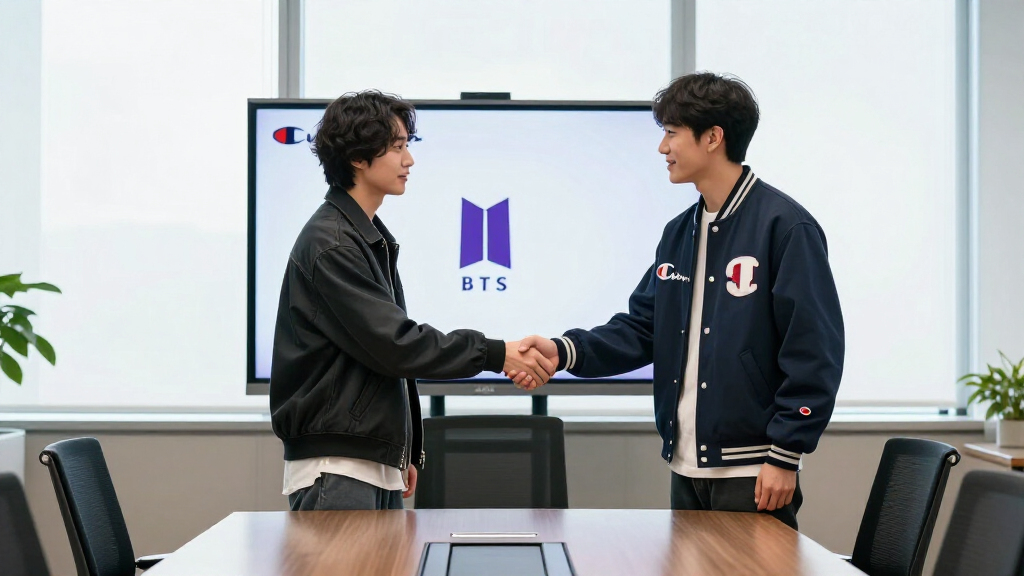 Champion Inks Global Partnership Deal With V Of BTS