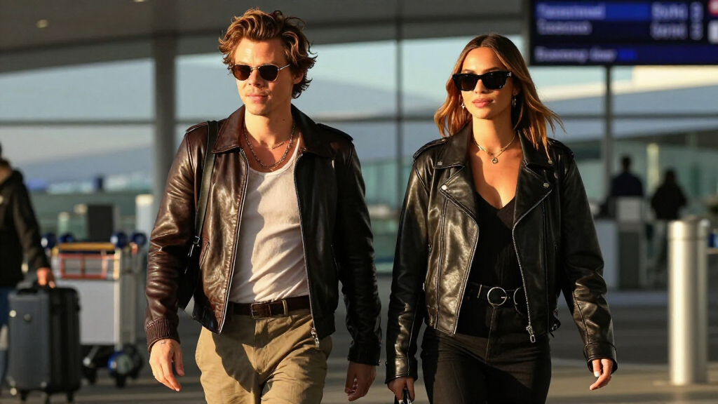 Harry Styles And Zoë Kravitz’s Elevated Airport Dressing Is So Good