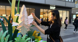 Moynat Plants A ‘Folding Paper Garden’ Pop-up At SKP Beijing With Artist Jojo