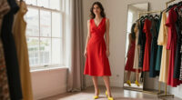 Who Was Gonna Tell Me This Shoe Color Trend Actually Looks Perfect With Red Dresses?