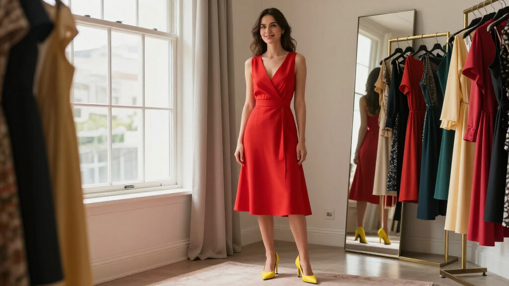Who Was Gonna Tell Me This Shoe Color Trend Actually Looks Perfect With Red Dresses?