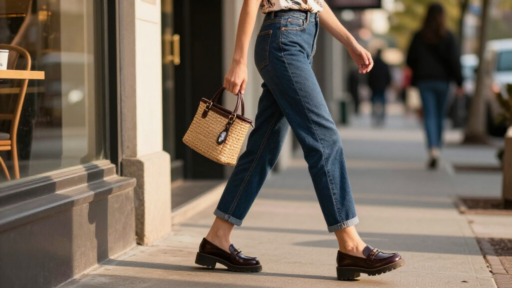 $110 Jeans, A Graphic Tee, And This Shoe Trend Are All You Need To Look Chic This Fall