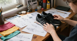 ASICS’ Blackberry Flavored Dad Shoe Has Fashion On The Brain