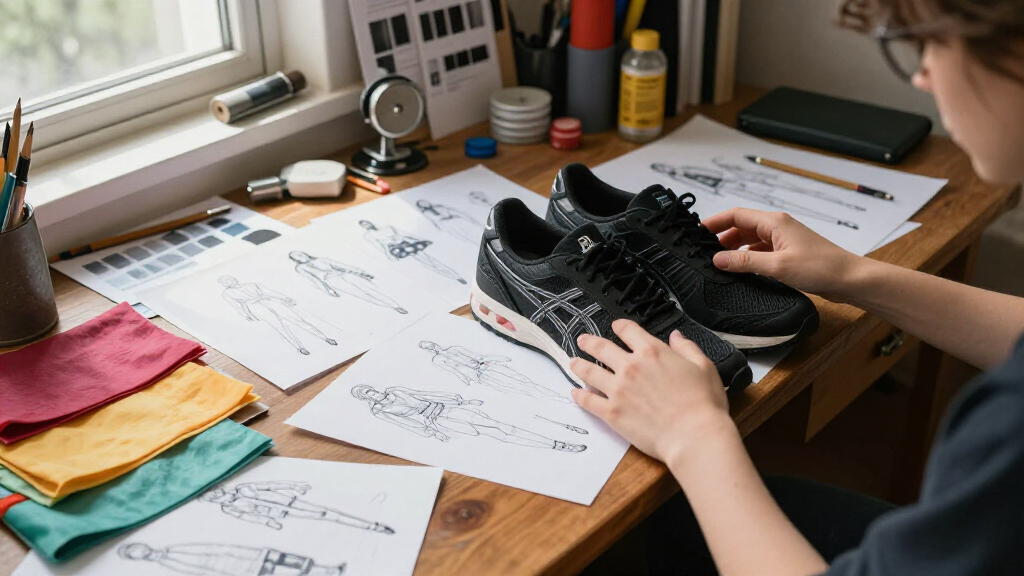 ASICS’ Blackberry Flavored Dad Shoe Has Fashion On The Brain