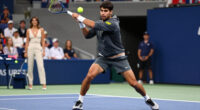 Carlos Alcaraz Debuts A Full Travis Scott X Nike Kit At The U.S. Open As The Rapper Cheers Him On