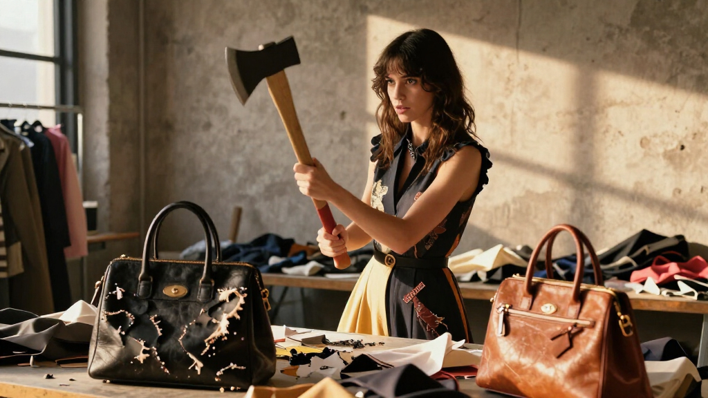 Christopher Kane Takes An Axe To Mulberry For His Debut Show
