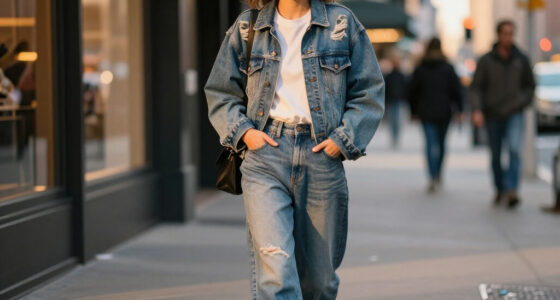 Hold The Skinny Jeans—This Is The Denim Trend Fashion People In NYC Are Wearing With White Sneakers