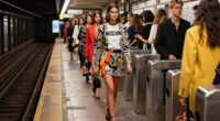 Moschino Invites 400 "Commuters" To Its SS27 Runway