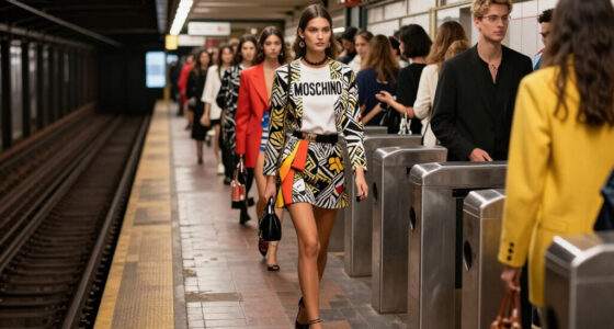 Moschino Invites 400 "Commuters" To Its SS27 Runway