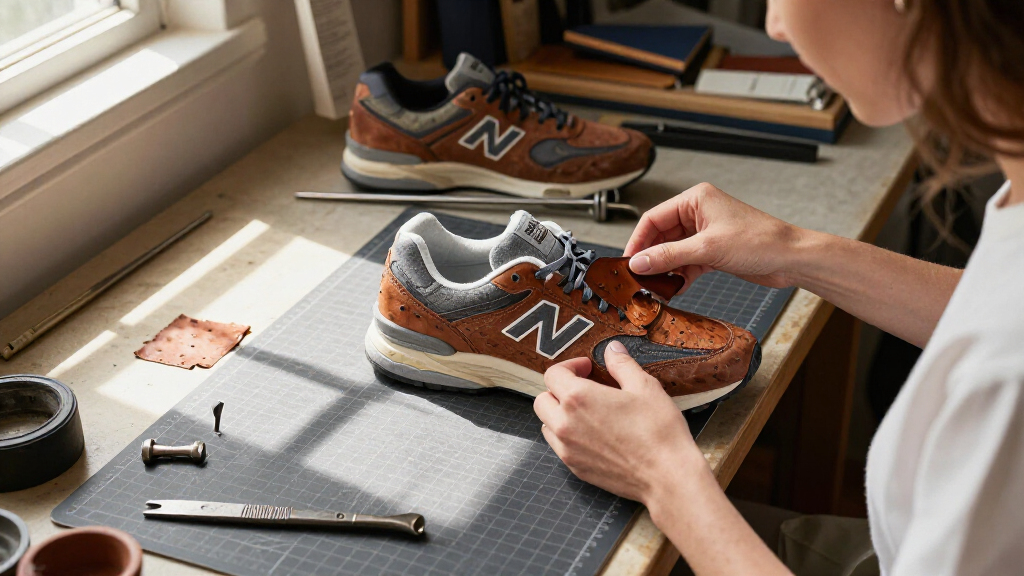 The Whitaker Group And New Balance Reframe The 2010 With "Ostrich" Leather