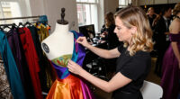 Victoria Starmer Models Clothes At London Fashion Week Show