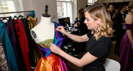 Victoria Starmer Models Clothes At London Fashion Week Show