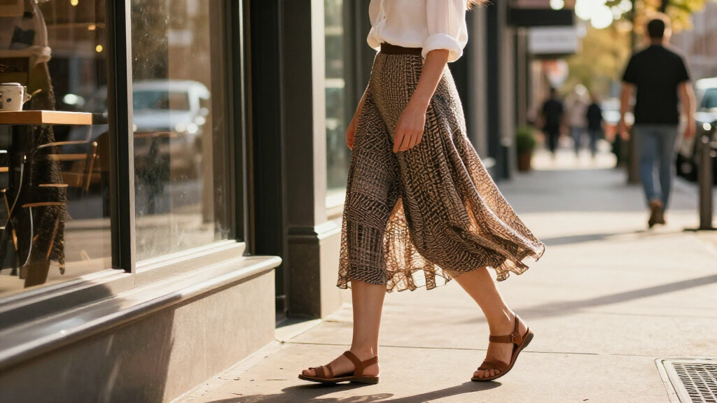 All The Fashion Girls Are Wearing This Tricky-Length Skirt