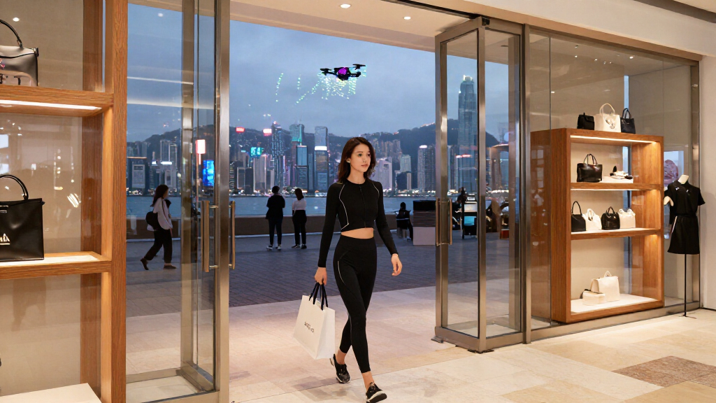 Alo Launches Hong Kong Sanctuary Store With Drone Show, Jisoo