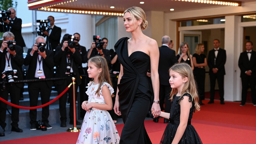 Charlize Theron Made A Rare Red Carpet Appearance With Her Daughters At The Academy Museum Gala