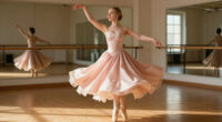 Elle Fanning Takes Balletcore To Artful New Heights With A Music Box-Inspired Headpiece