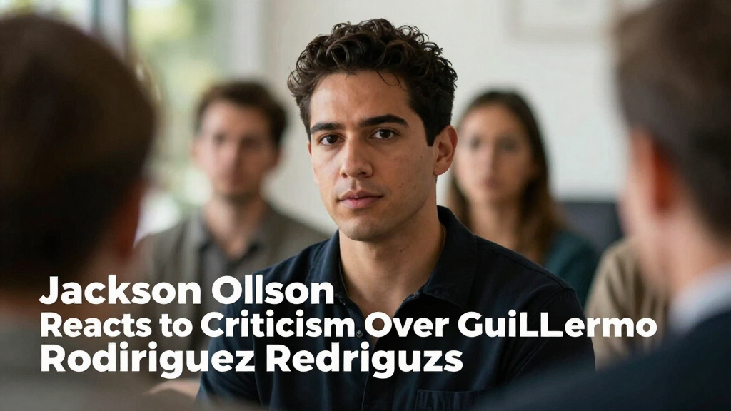 Jackson Olson Reacts To Criticism Over Guillermo Rodriguez Remarks