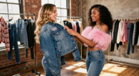 Kayda Bosse And Aniya Harvey Unveil The True Religion X Baby Phat Collab