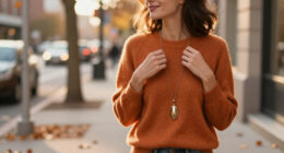 Let The Long Pendant Necklace Be Your Go-To Fall Jewelry Statement