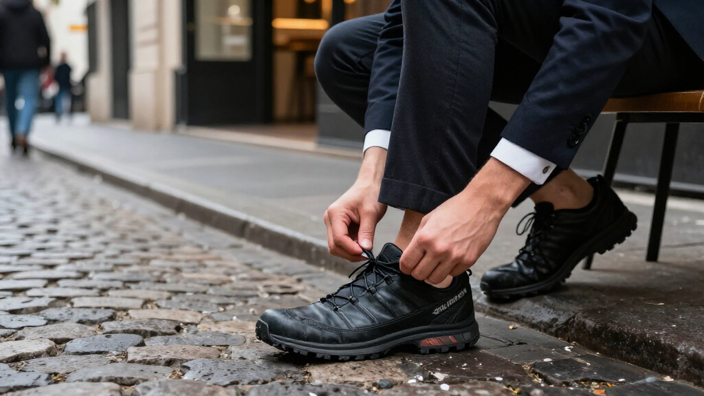 MM6’s Crossbred Salomon Sneaker Trades The Trail For The Derby