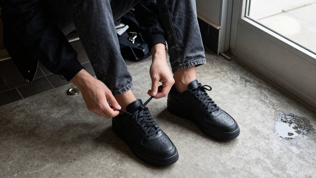 The Square-Toe Nike Air Force 1 Low “Triple Black” Is Arriving This November